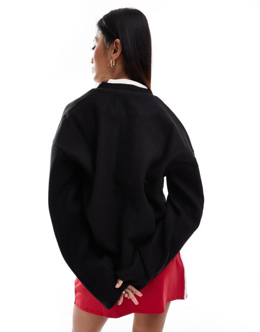 Pieces – Svart, kort bomberjacka, 3 av 4