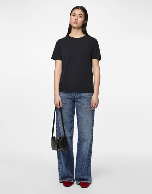 Pieces – Svart t-shirt