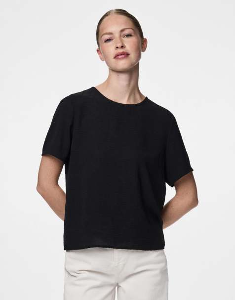 Pieces – Svart topp - view 1
