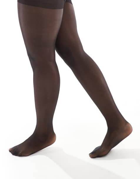 Pieces – Svarta, skira tights, 20 denier, 2-pack - view 1