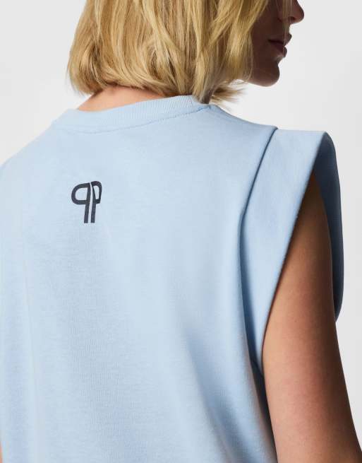 Pieces Sweat dress in light blue, 2 of 4