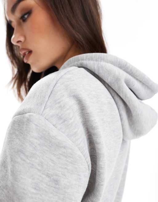 Pieces sweat hoodie in light gray melange - part of a set, 2 of 4