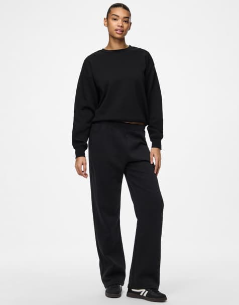 Pieces - Sweatpants in zwart - view 1