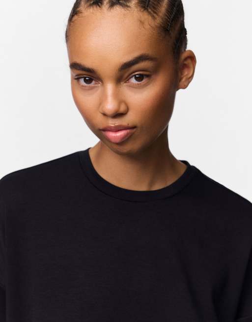 Pieces sweatshirt i sort, 4 af 7