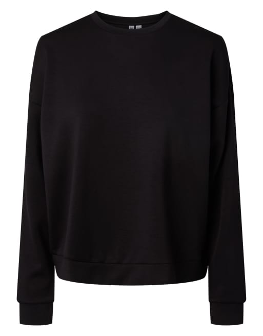 Pieces sweatshirt i sort, 7 af 7