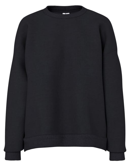 Pieces sweatshirt i sort, 7 af 7
