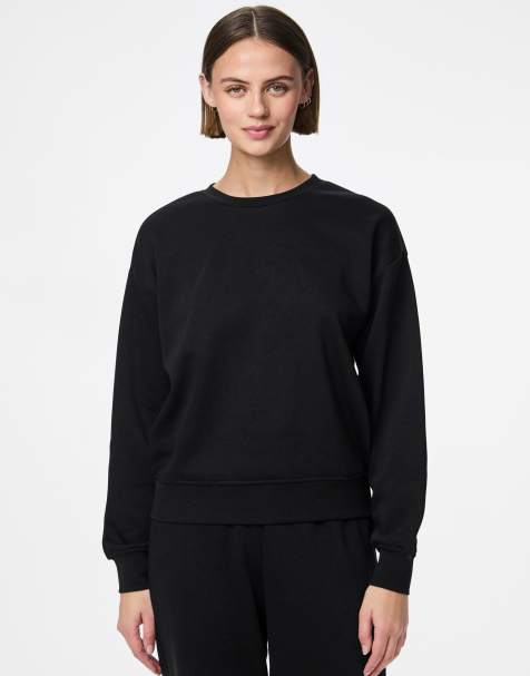 Pieces – Sweatshirt in Schwarz - view 1