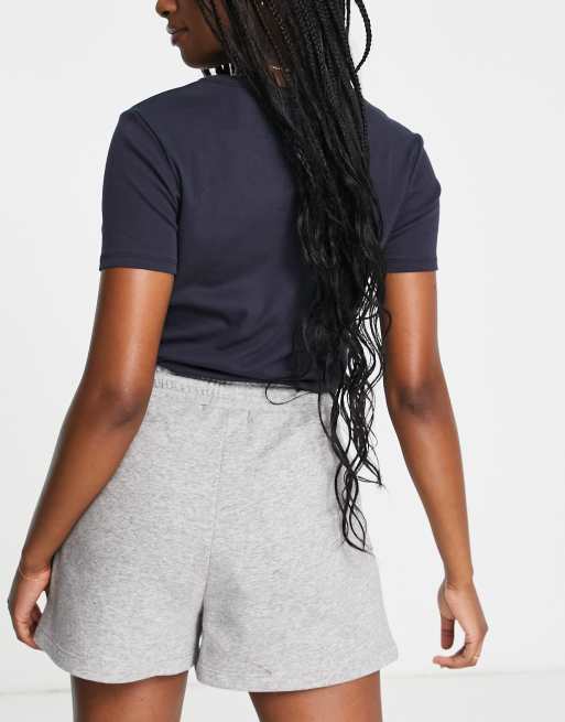 Pieces - Sweatshort in lichtgrijs, 3 van 4