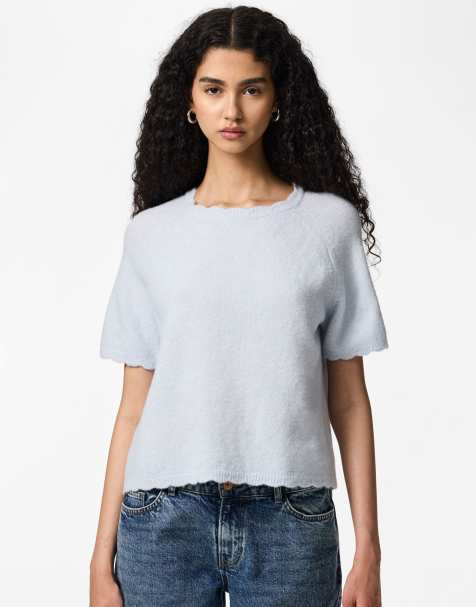 Pieces - T-shirt - Bleu xénon - view 1