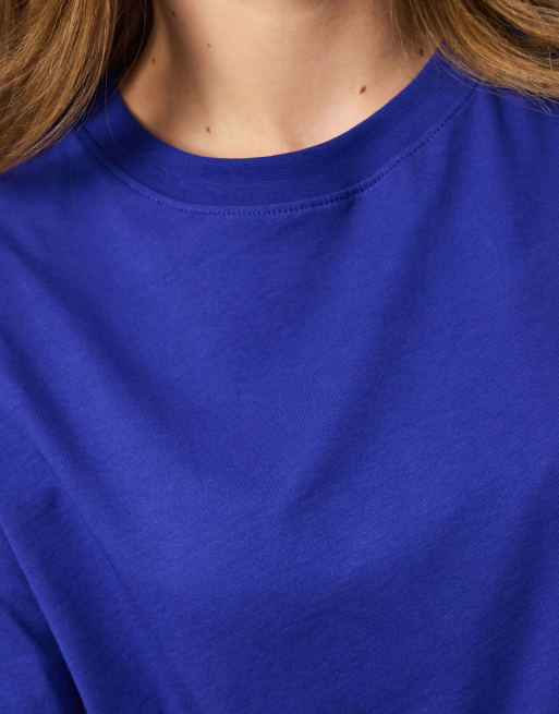 Pieces - T-shirt blu, 4 di 7