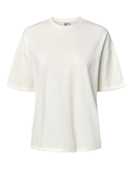 Pieces - T-shirt color cloud dancer 1, 6 di 6