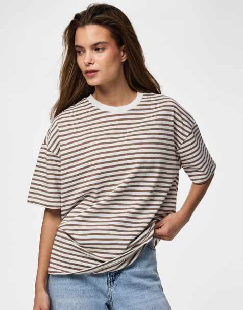 PIECES – T-Shirt in Cloud Dancer - view 1