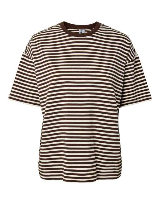 PIECES – T-Shirt in Hot Fudge, 5 von 5