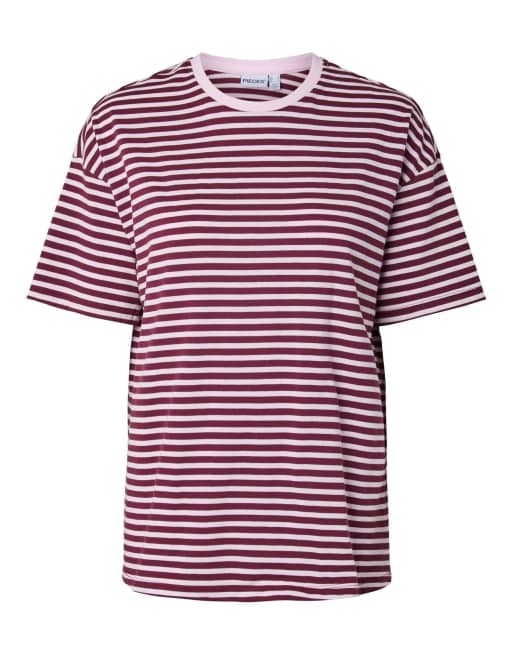 Pieces T-shirt in roseate spoonbill1, 6 of 7