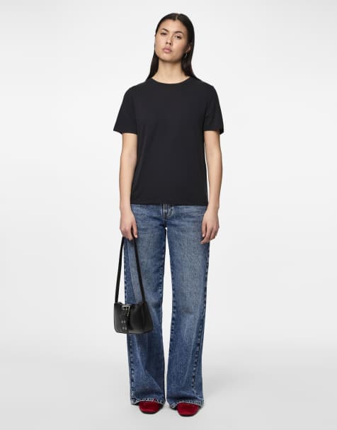 Pieces – T-Shirt in Schwarz - view 1