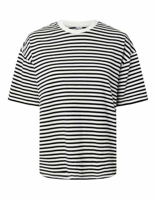 Pieces - T-shirt in wit, 5 van 5