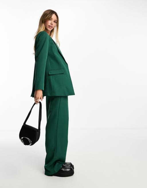 Green & Black/white Pantsuit, Designer Woman Suit Jacket/ Blazer Pants Suit  Set Modern Slim Cut Smart Casual Formal Event Party Gift -  Israel