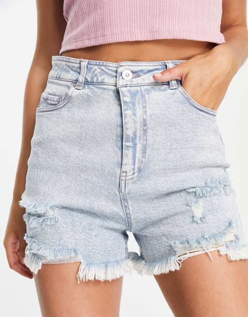 Tall denim shorts womens on sale