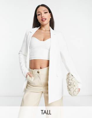 Pieces Tall - Eleganter Blazer in Weiß