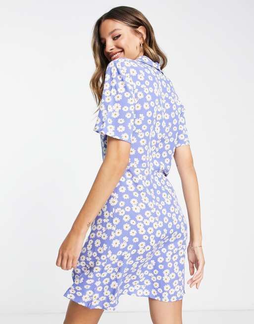 Warehouse floral clearance mini shirt dress