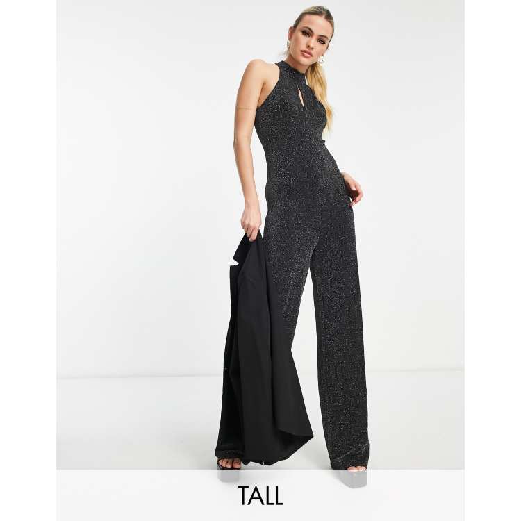 SISTAGLAM SAFFRON BLACK HALTER NECK JUMPSUIT | atelier-yuwa.ciao.jp