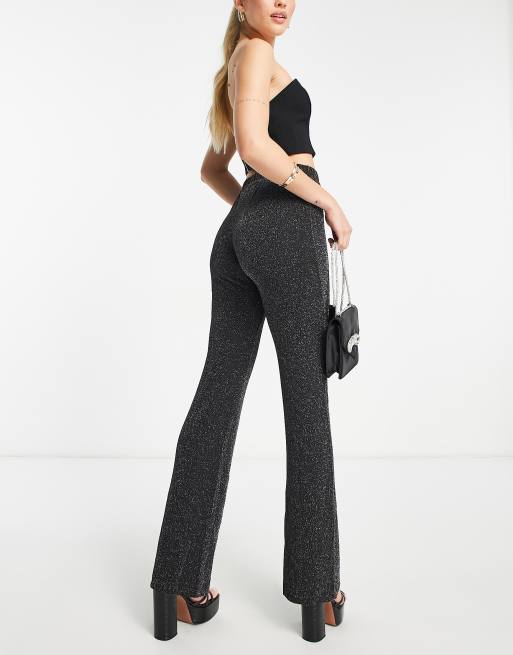 Ribbed Trousers with shimmer