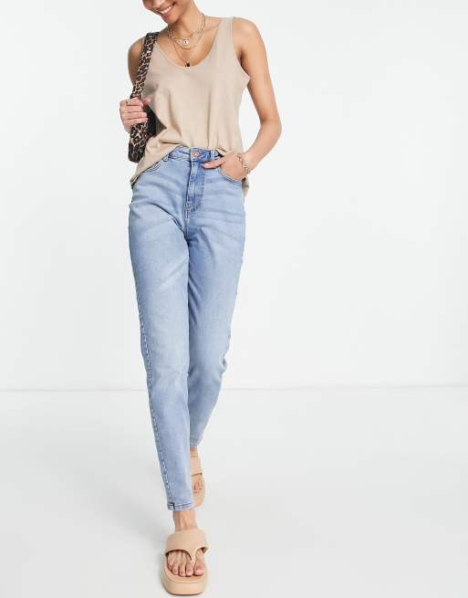 High waisted best sale mom jeans tall