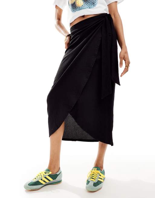 Overslag rok midi sale