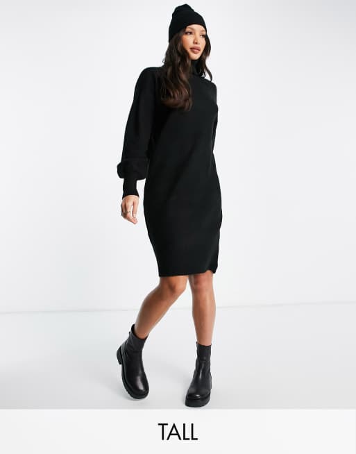 Asos black sweater dress hotsell