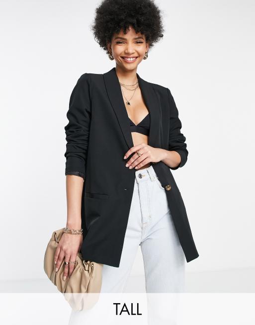 Pieces Tall - Sort oversized blazer
