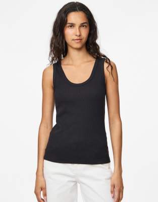 Pieces - Tanktop in Schwarz