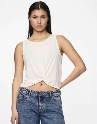 Pieces - Tanktop in Weiß
