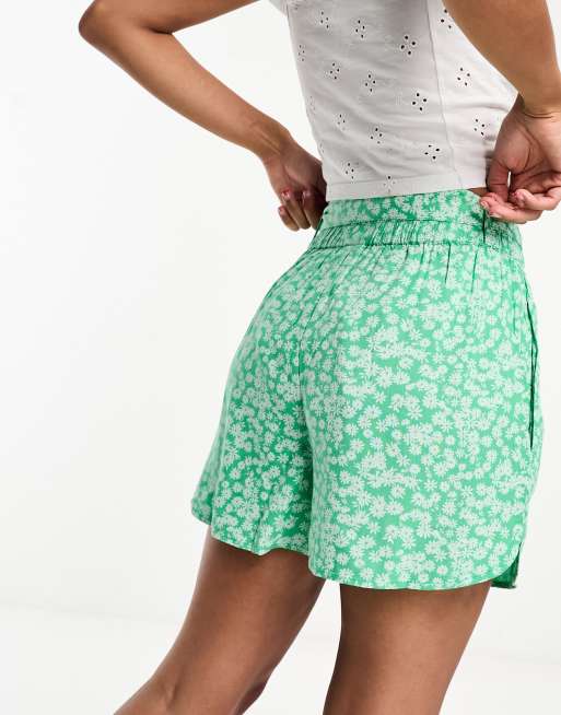 Flowy shop patterned shorts