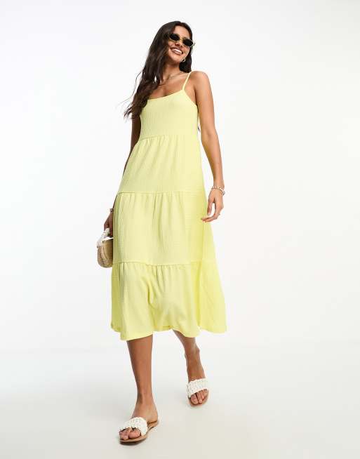 Sundry tiered hot sale maxi dress