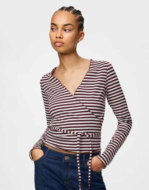 Pieces - Top a portafoglio color tawny port 1 - view 1