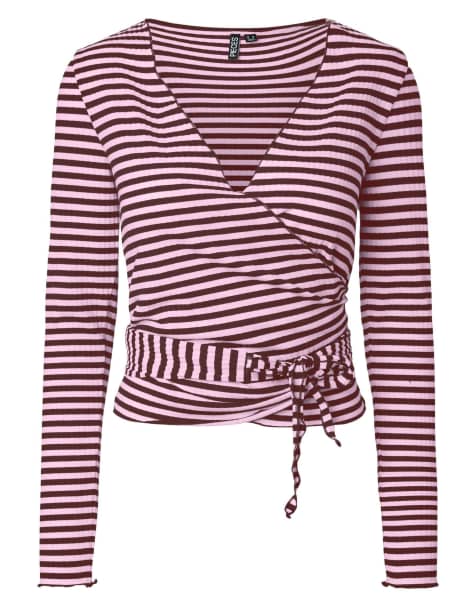 Pieces - Top - Bordeaux - view 1