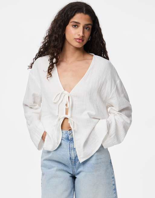 Pieces - Top color cloud dancer