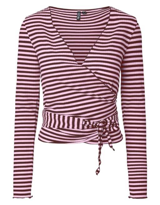 Pieces - Top color porto fulvo, 1 di 1