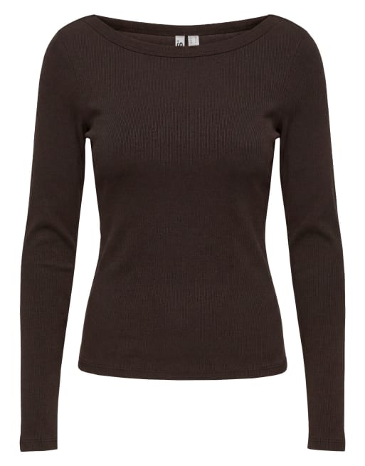 Pieces top de manga larga en hot fudge, 6 de 7