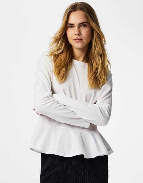 Pieces Top in bright white