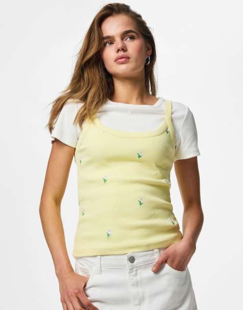 Pieces – Top in French Vanilla - view 1