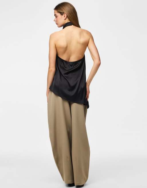 Pieces - Top nero, 2 di 4
