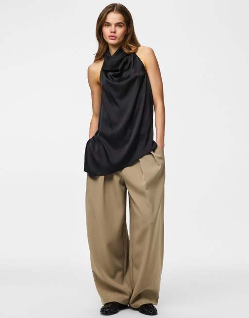 Pieces - Top nero, 4 di 4