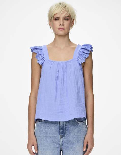 Pieces - Top sans manches - Hortensia - view 1