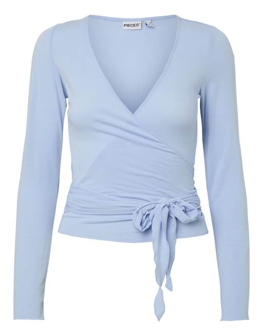 Pieces top w kolorze brunnera blue1, 5 z 5
