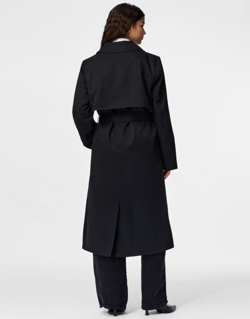 Pieces Trenchcoat in black, 2 of 4