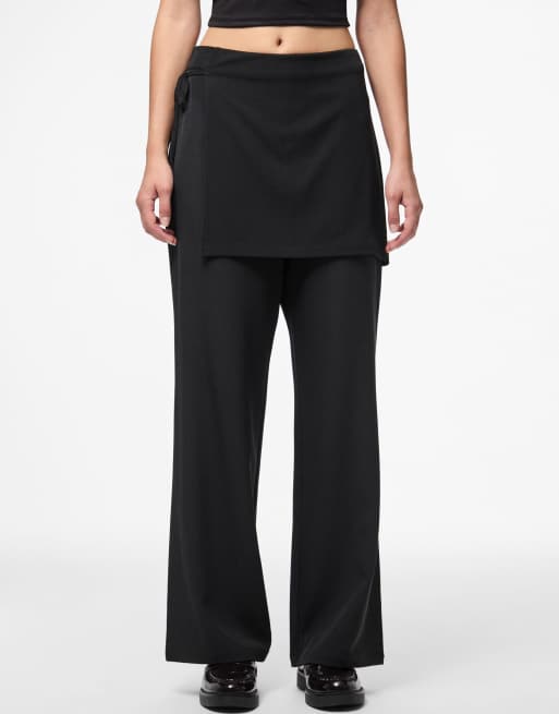 Pieces Trousers in black 1, 2 of 5