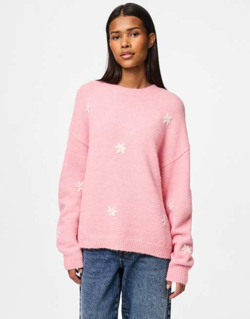 Pieces - Trui in pink-a-boo