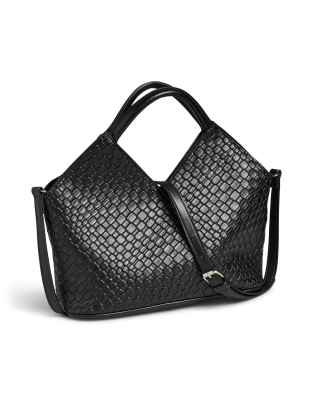 Pieces - Umhängetasche in Schwarz