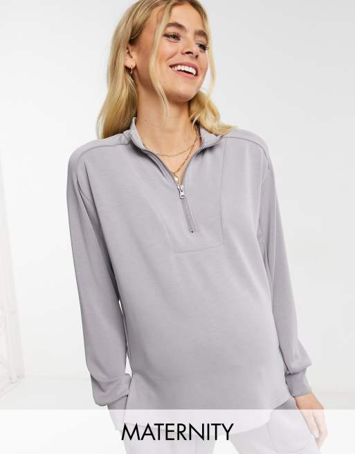 Zshosam Damen Umstandsmode – Winter Stillpullover Mit Kapuze, Weich, Vielseitig, Für Schwangerschaft & Stillzeit